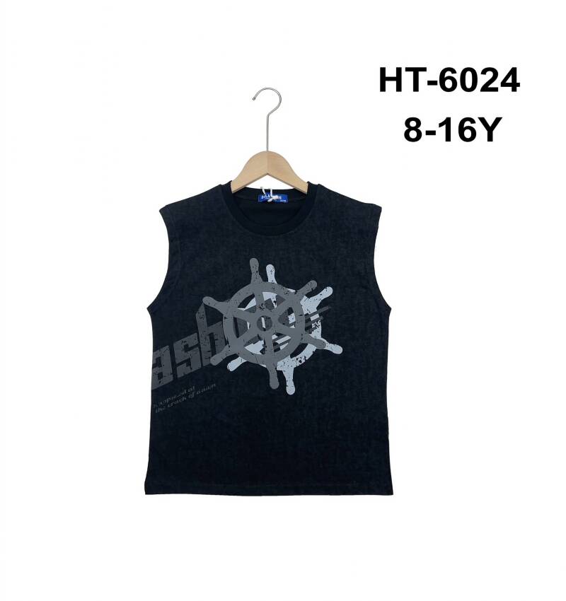 Bluzki chłopięce. Roz 8-16. 1 Kolor Paczka 5 szt. 1